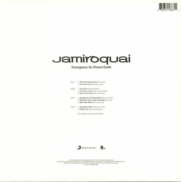 LP Jamiroquai – Emergency On Planet Earth Nuevo precintado - DISCOS NAKASHA