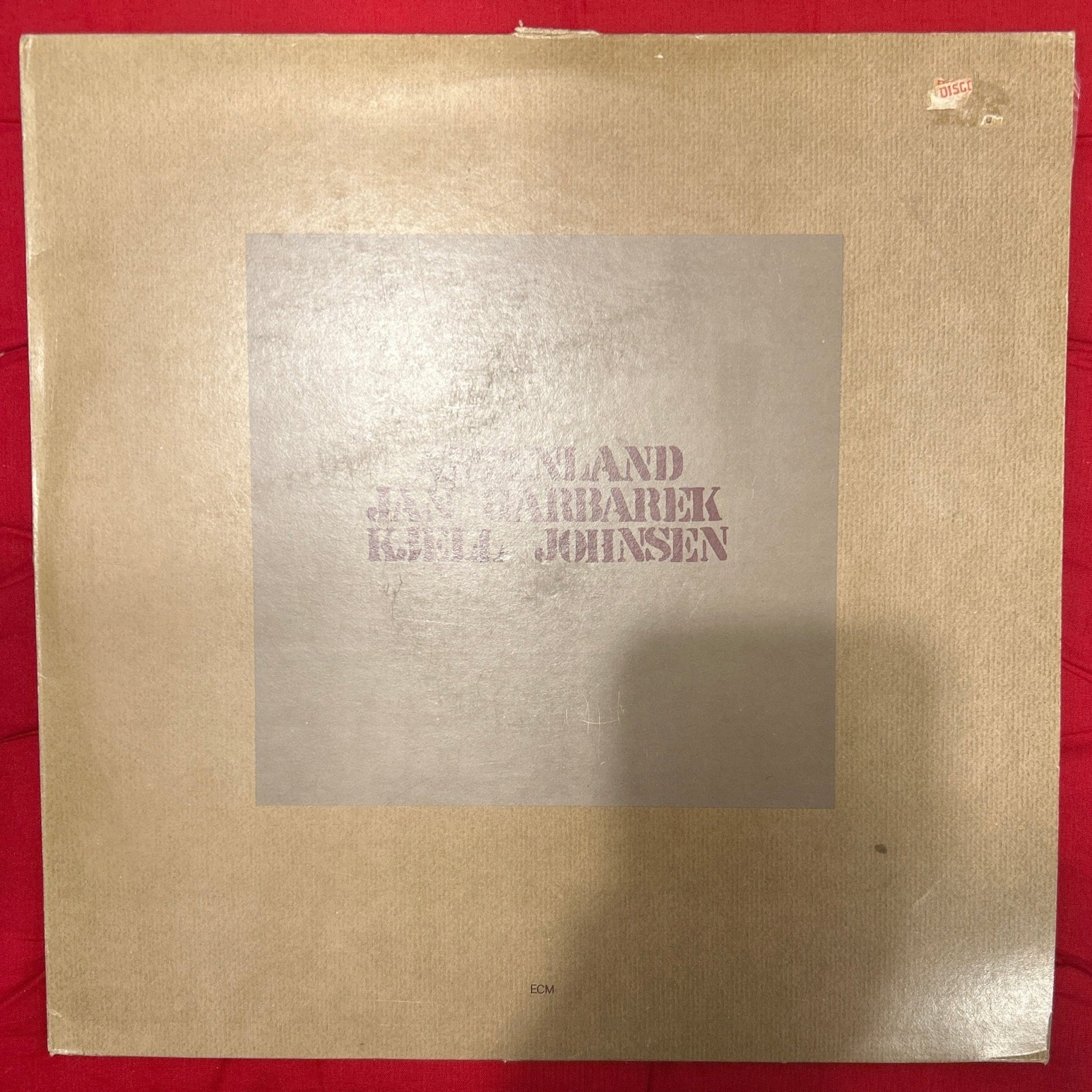 LP Jan Garbarek, Kjell Johnsen ‎– Aftenland 2ª Mano - DISCOS NAKASHA