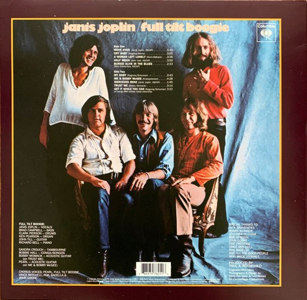 LP Janis Joplin ‎– Pearl Nuevo precintado - DISCOS NAKASHA