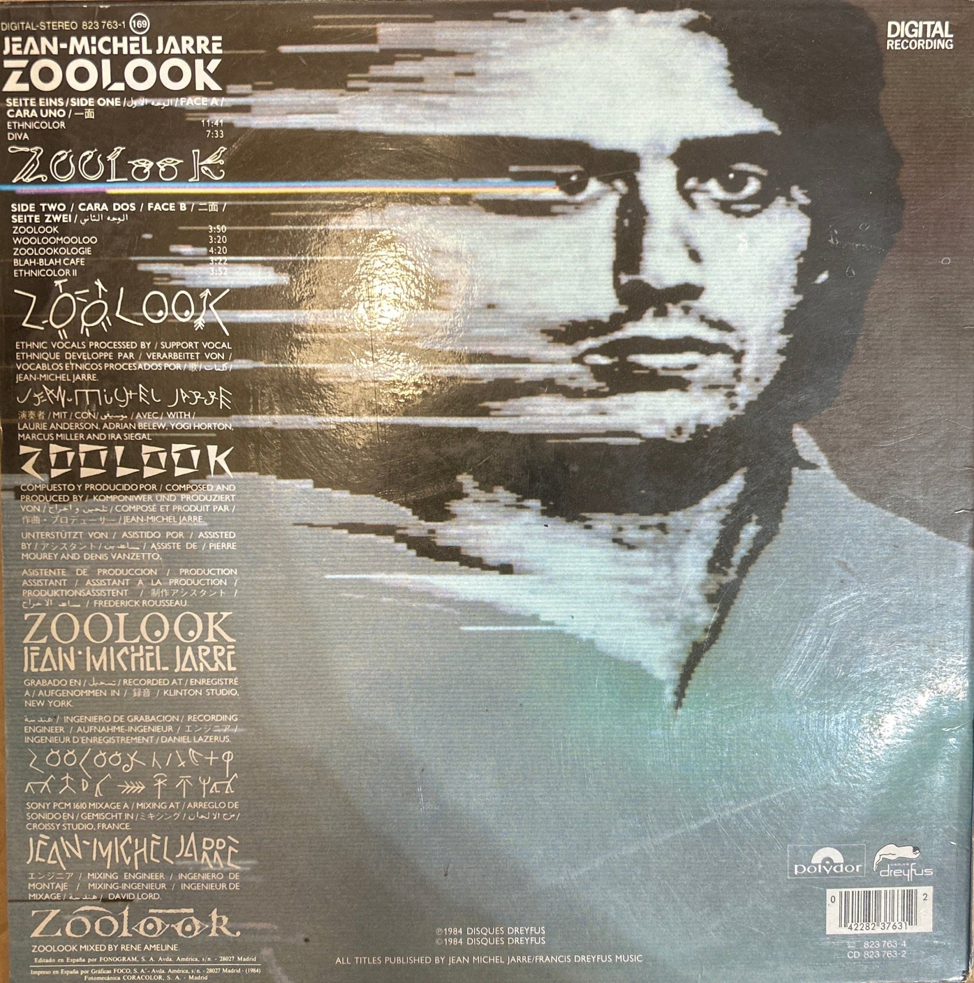 LP Jean - Michel Jarre ‎– Zoolook 2ª Mano - DISCOS NAKASHA