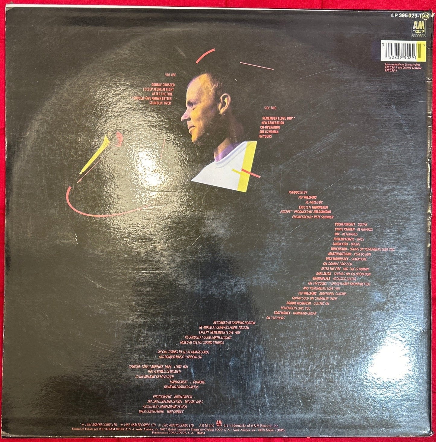 LP Jim Diamond ‎– Double Crossed 2ª Mano - DISCOS NAKASHA