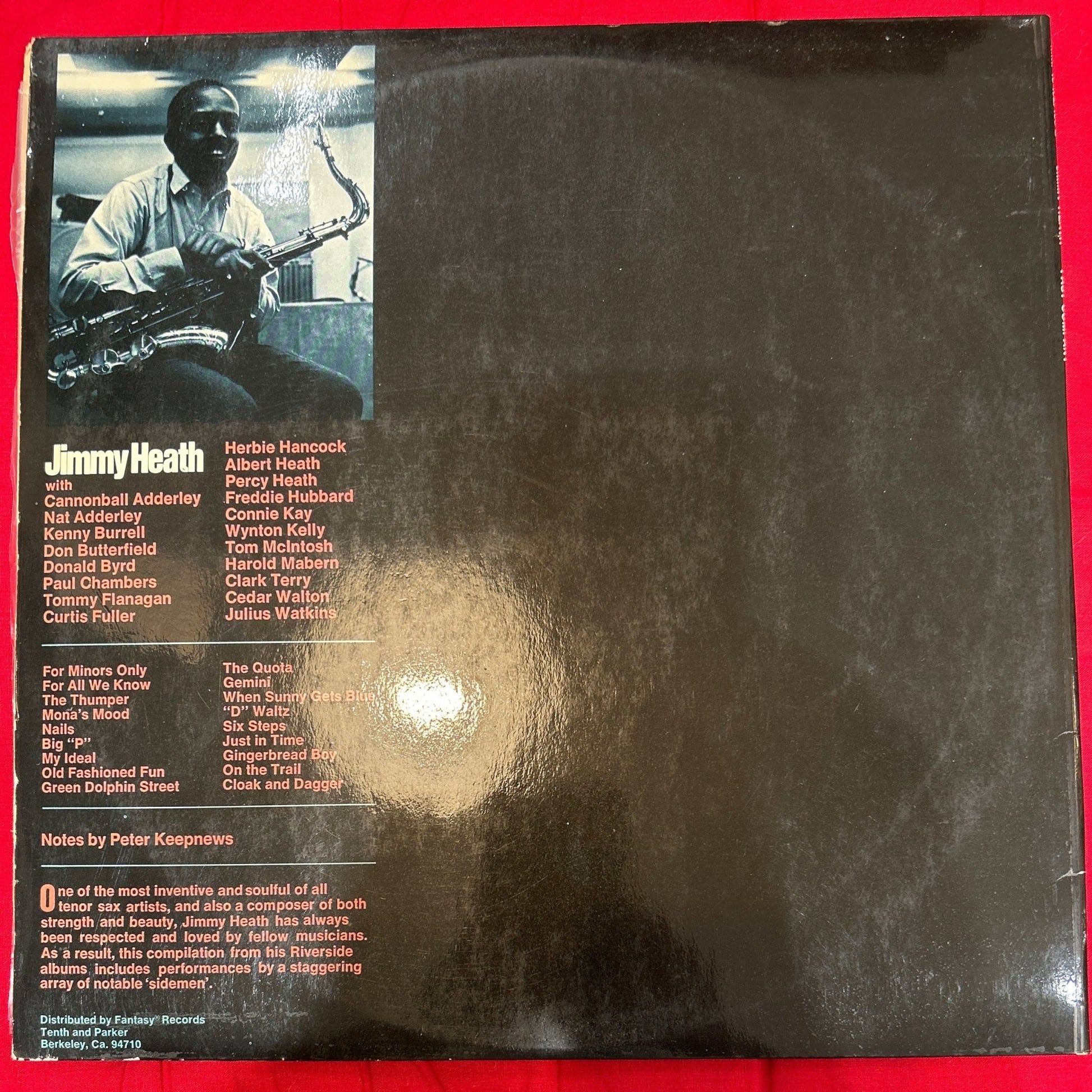 LP Jimmy Heath ‎– Fast Company 2ª Mano - DISCOS NAKASHA