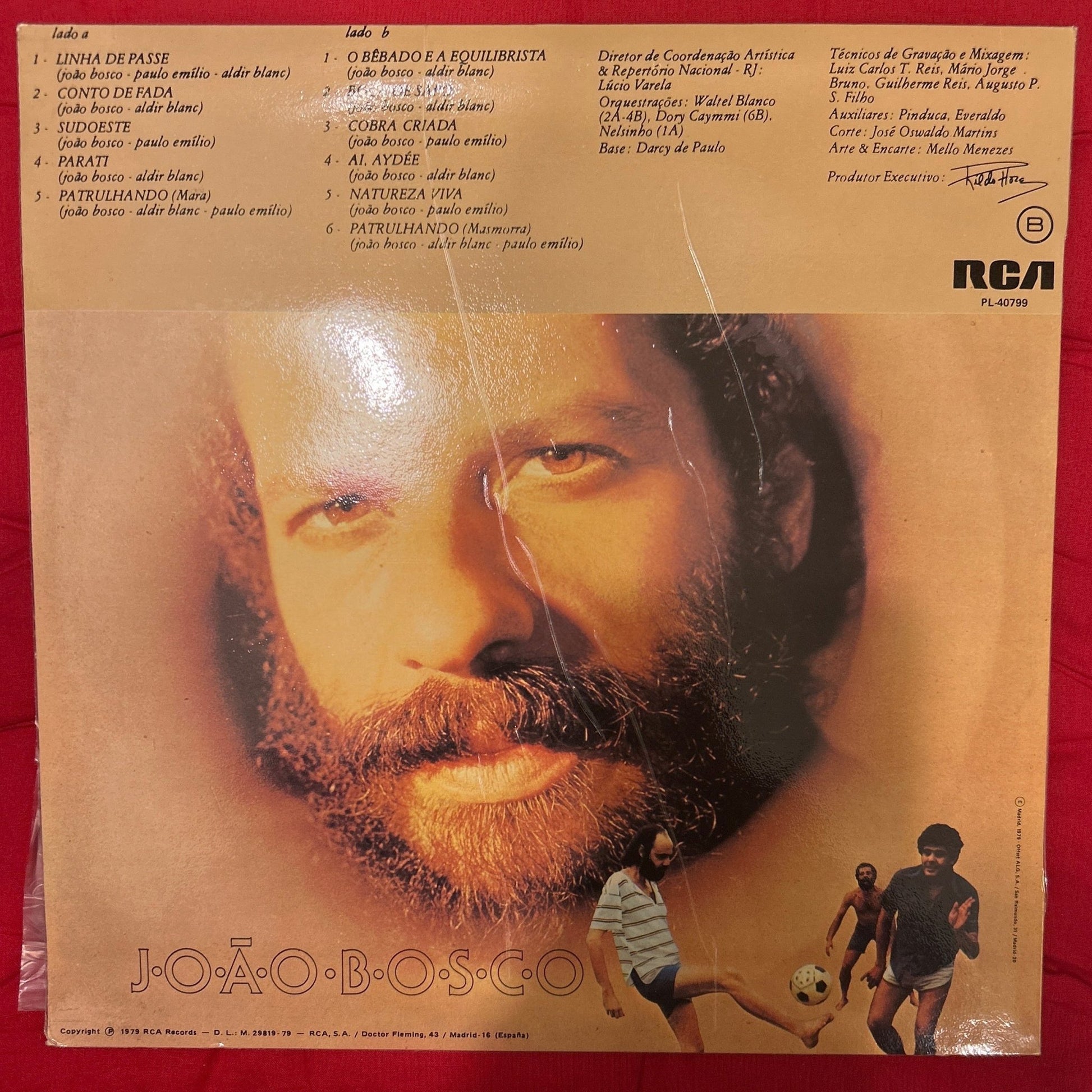 LP Joao Bosco ‎– Linha De Passe 2ª Mano - DISCOS NAKASHA
