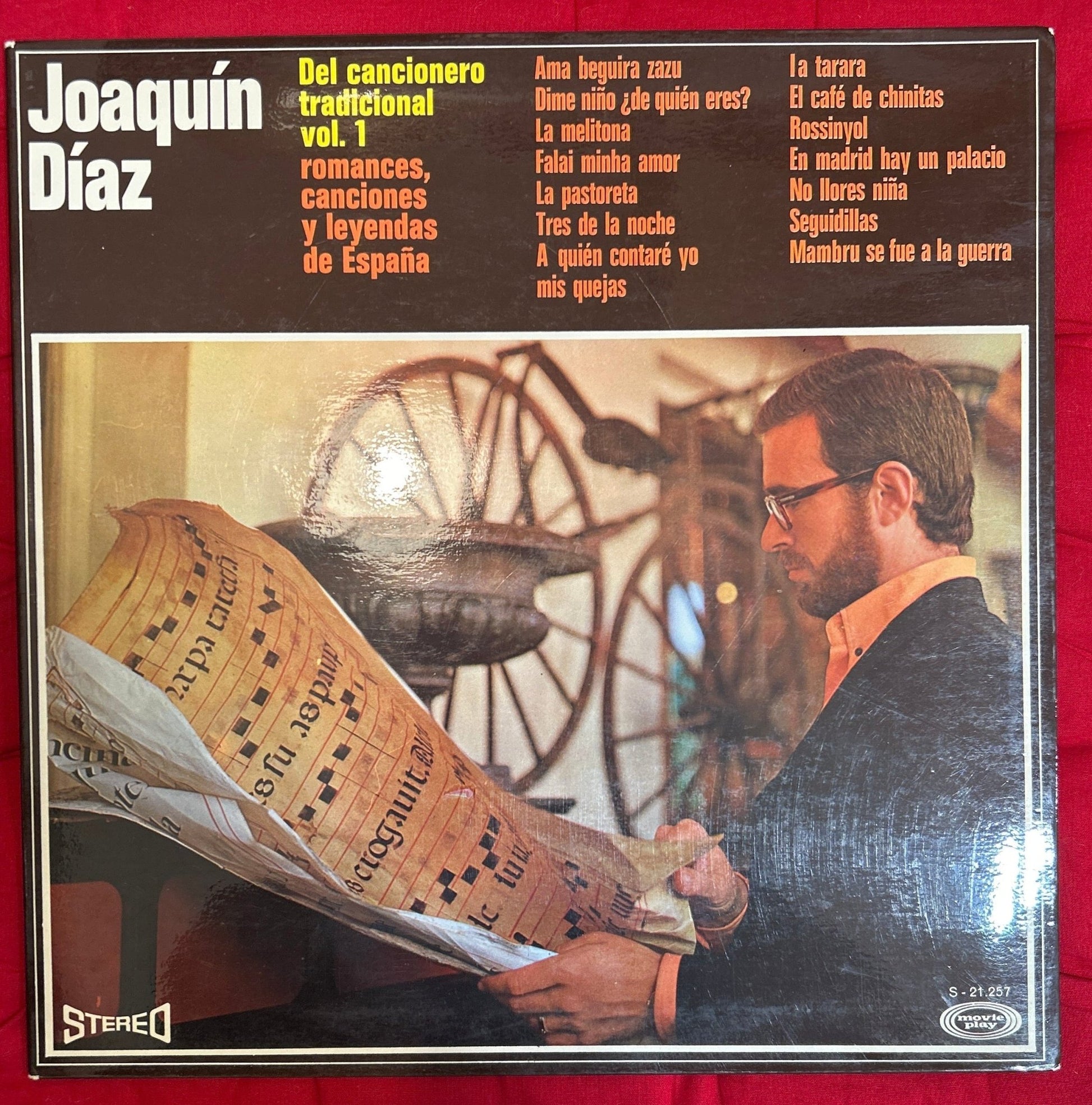 LP Joaquín Díaz ‎– Del Cancionero Tradicional Vol. 1 2ª Mano (Producto exclusivo recogida en tienda) - DISCOS NAKASHA