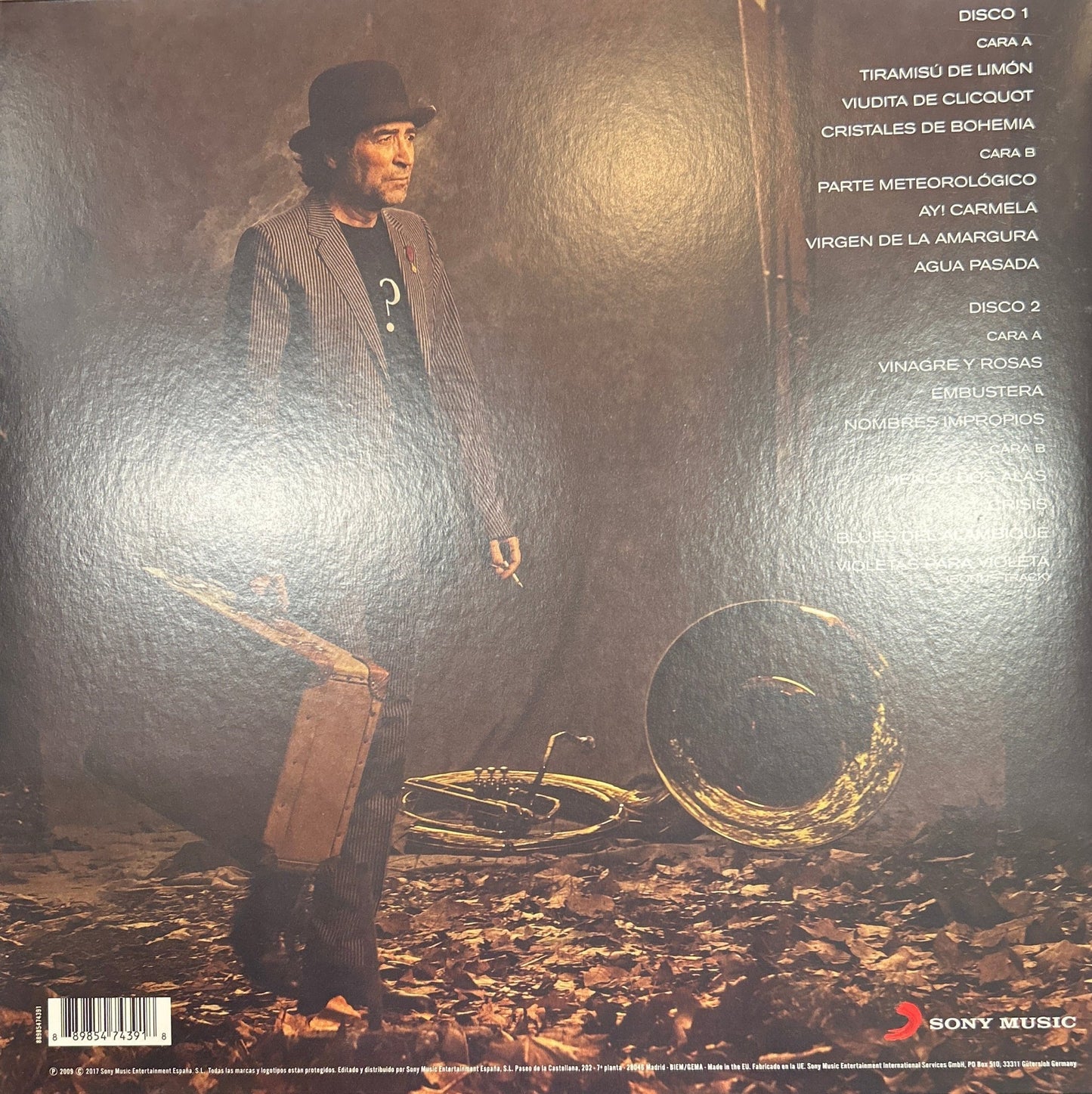 LP Joaquín Sabina – Vinagre Y Rosas 2ª Mano - DISCOS NAKASHA