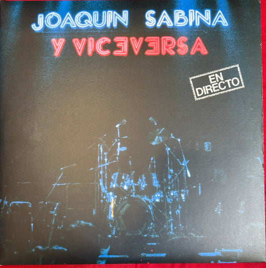 LP Joaquín Sabina Y Viceversa ‎– En Directo 2ª Mano - DISCOS NAKASHA