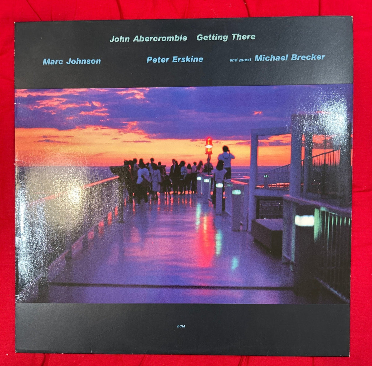 LP John Abercrombie, Marc Johnson , Peter Erskine And Guest Michael Brecker ‎– Getting There 2ª Mano - DISCOS NAKASHA