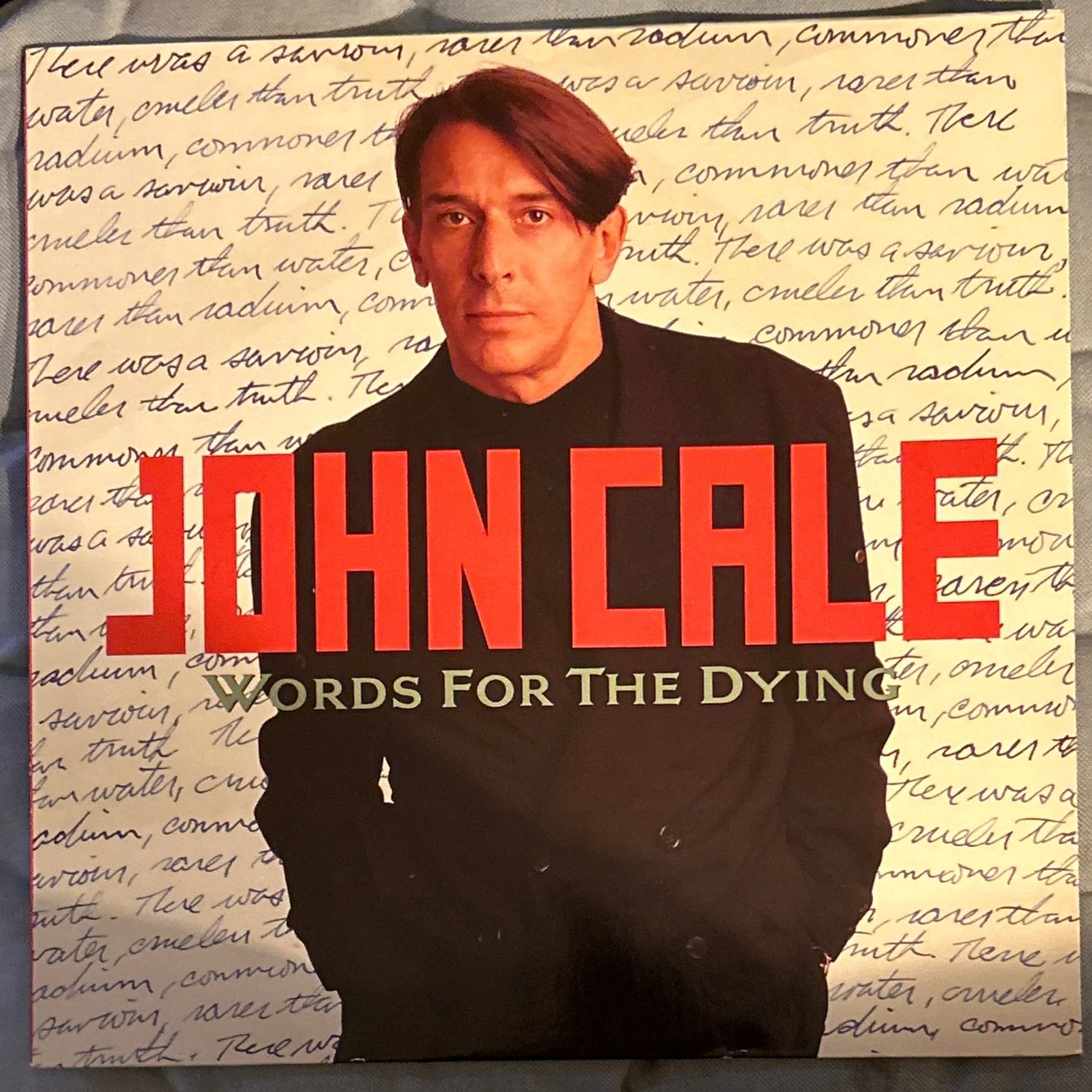 LP John Cale ‎– Words For The Dying 2ª Mano - DISCOS NAKASHA