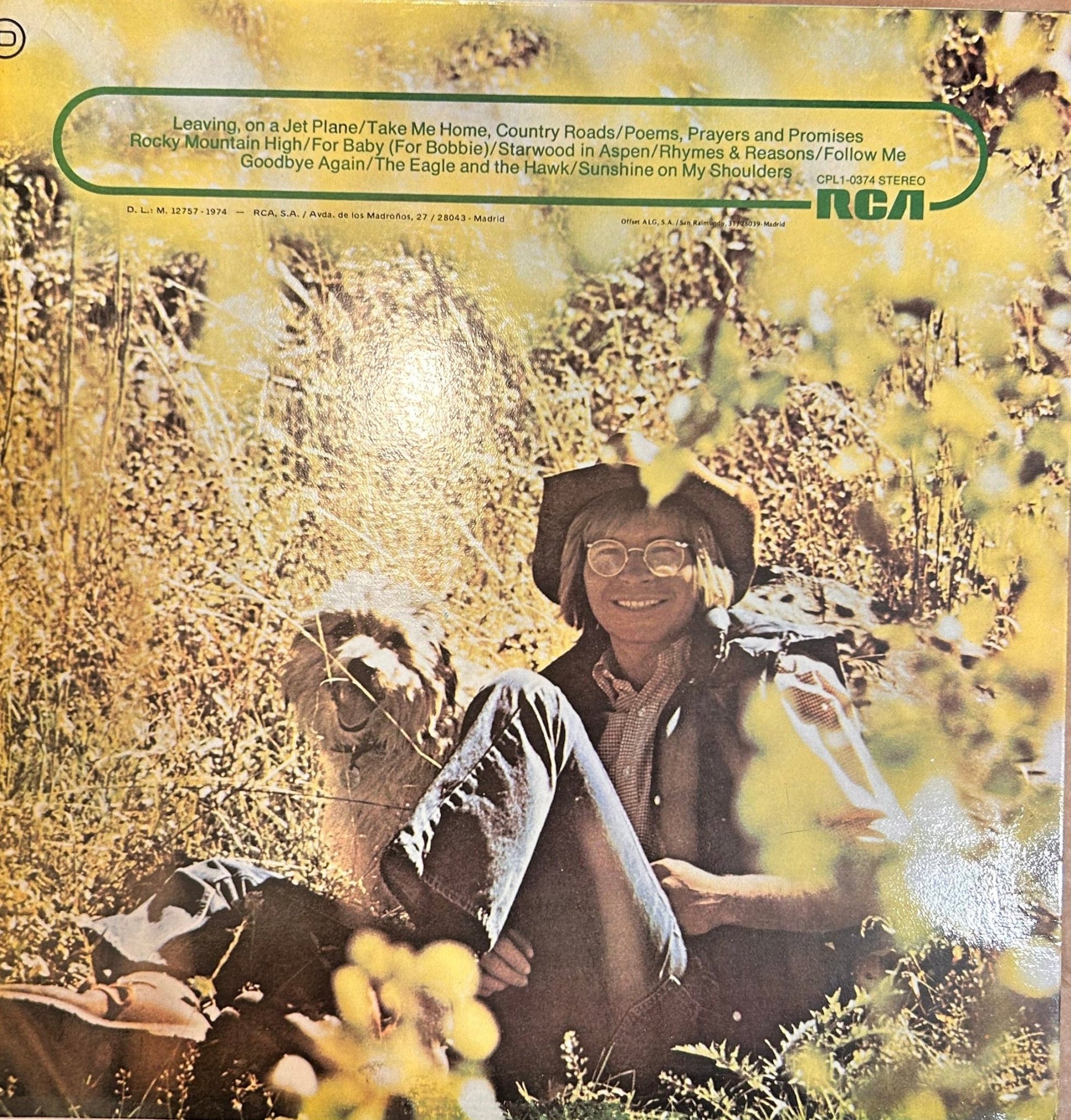LP John Denver ‎– John Denver's Greatest Hits 2ª Mano - DISCOS NAKASHA