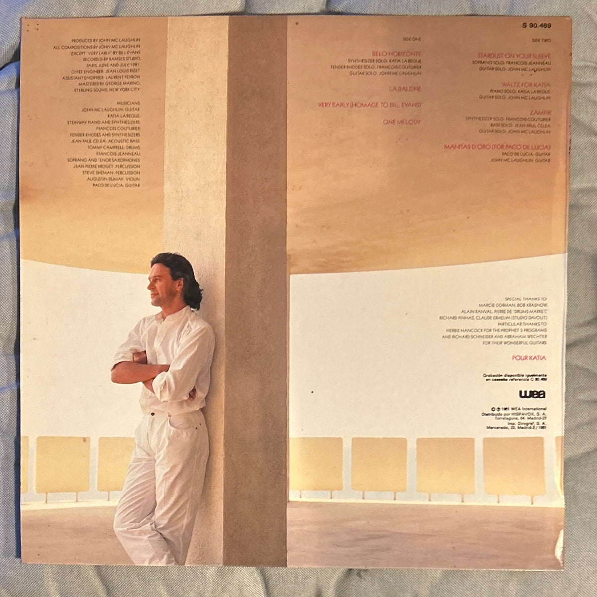 LP John McLaughlin ‎– Belo Horizonte 2ª Mano - DISCOS NAKASHA