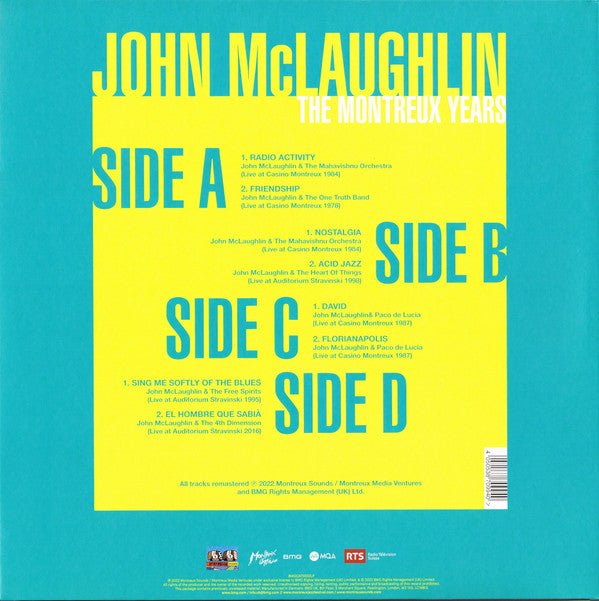 LP John McLaughlin ‎– The Montreux Years Nuevo precintado - DISCOS NAKASHA