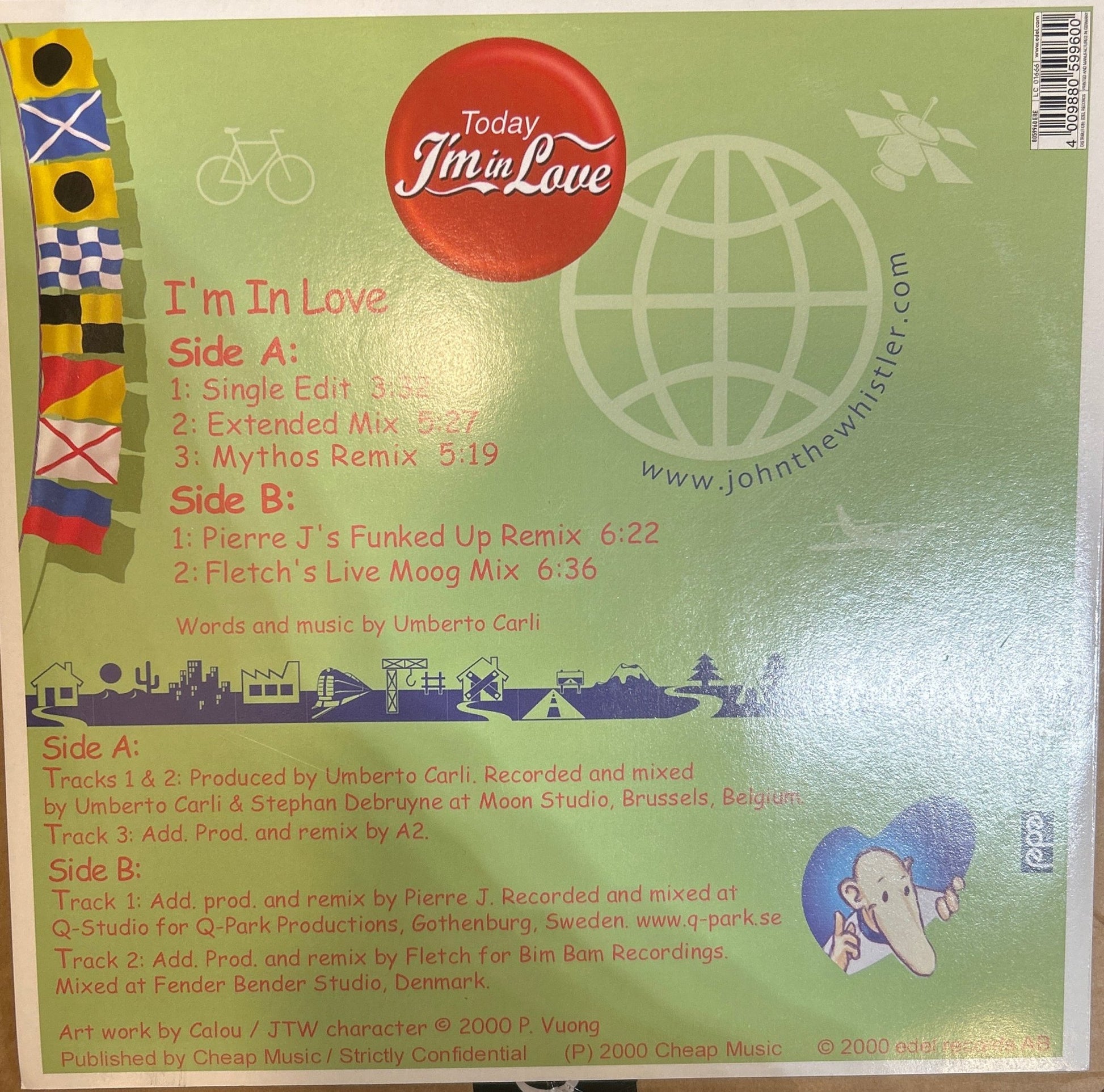LP John The Whistler ‎– I'm In Love 2ª Mano - DISCOS NAKASHA