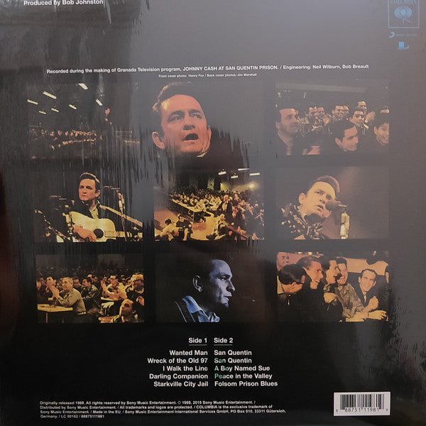 LP Johnny Cash – Johnny Cash At San Quentin Nuevo precintado - DISCOS NAKASHA