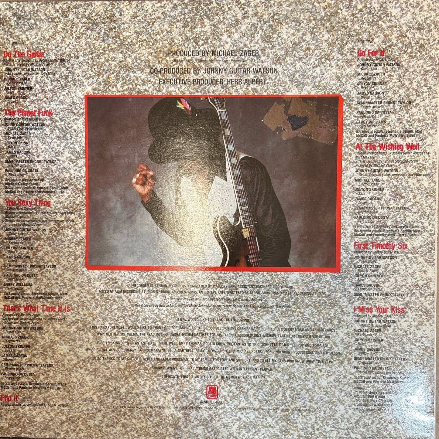 LP Johnny Guitar Watson ‎– That's What Time It Is 2ª Mano (Producto exclusivo recogida en tienda) - DISCOS NAKASHA