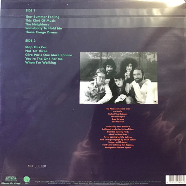 LP Jonathan Richman & The Modern Lovers – Jonathan Sings! Nuevo precintado - DISCOS NAKASHA