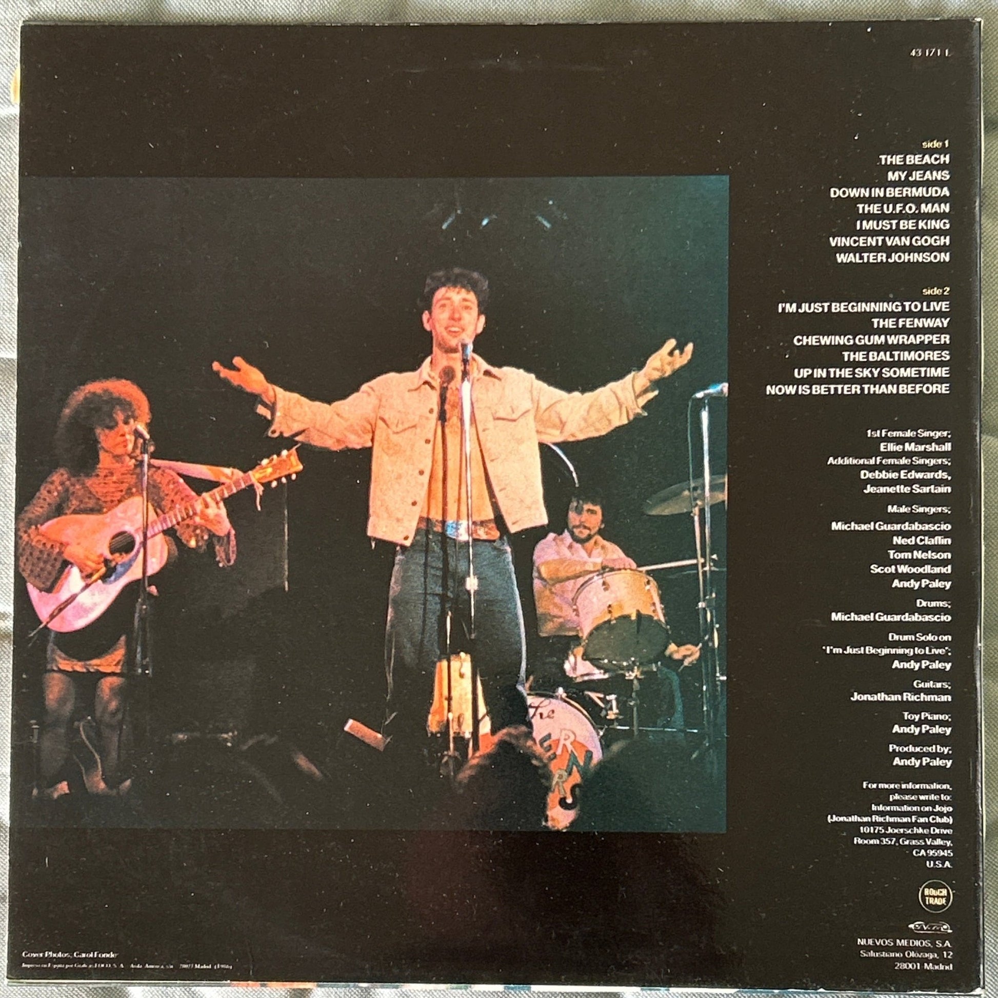 LP Jonathan Richman & The Modern Lovers ‎– Rockin' And Romance 2ª mano - DISCOS NAKASHA