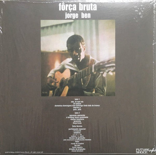LP Jorge Ben ‎– Fôrça Bruta Nuevo precintado - DISCOS NAKASHA
