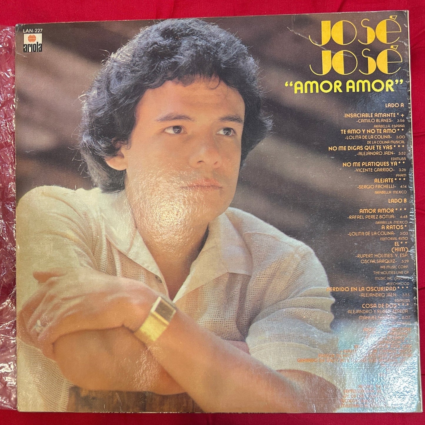 LP Jose Jose – Amor Amor 2ª Mano . - DISCOS NAKASHA