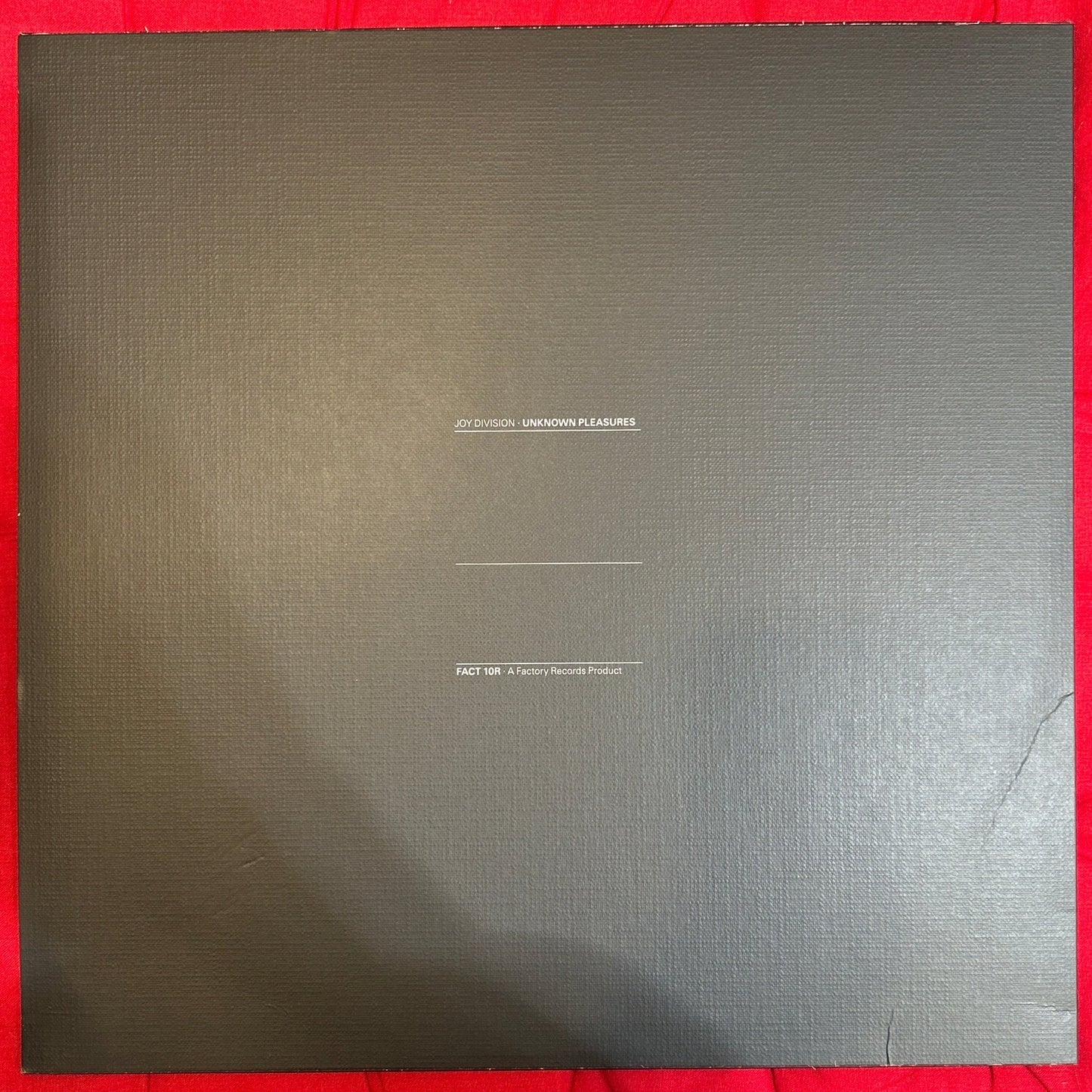 LP Joy Division ‎– Unknown Pleasures 2ª mano - DISCOS NAKASHA