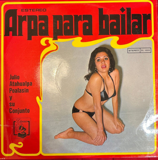 LP Julio Atahualpa Poalasin Y Su Conjunto ‎– Arpa Para Bailar 2ª Mano - DISCOS NAKASHA