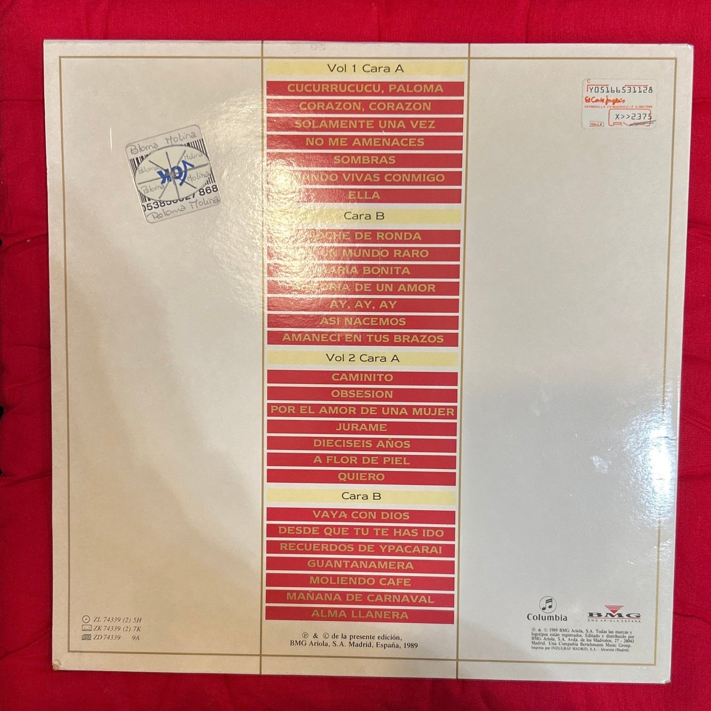 LP Julio Iglesias ‎– 28 Grandes Exitos Latinos 2ª Mano - DISCOS NAKASHA