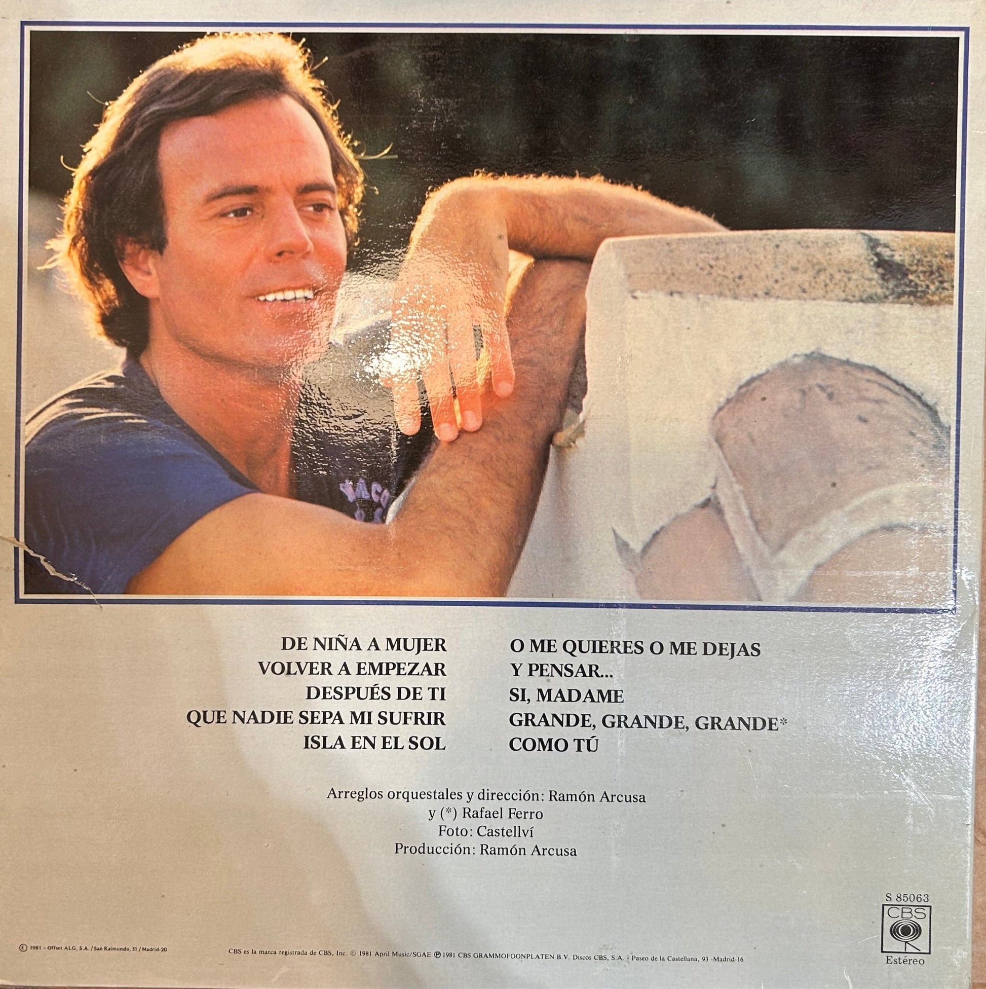 LP Julio Iglesias – De Niña A Mujer 2ª Mano - DISCOS NAKASHA