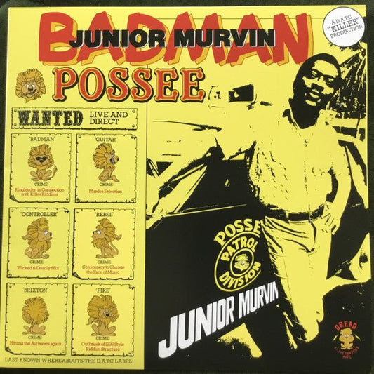 LP Junior Murvin ‎– Badman Possee Nuevo precintado - DISCOS NAKASHA