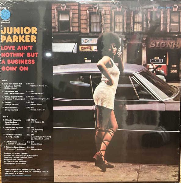 LP Junior Parker ‎– Love Ain't Nothin' But A Business Goin' On Nuevo precintado - DISCOS NAKASHA