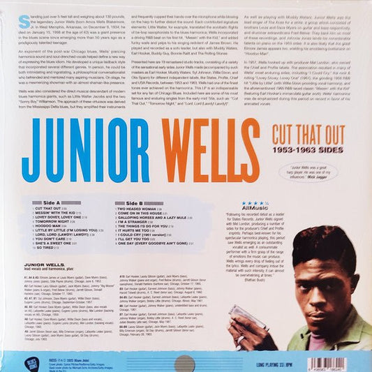LP Junior Wells – Cut That Out (1953 - 1963 Sides) Nuevo precintado - DISCOS NAKASHA