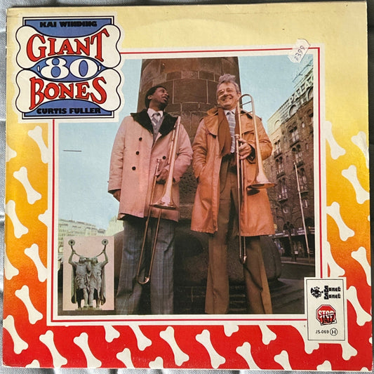LP Kai Winding And Curtis Fuller ‎– Giant Bones '80' 2ª Mano - DISCOS NAKASHA