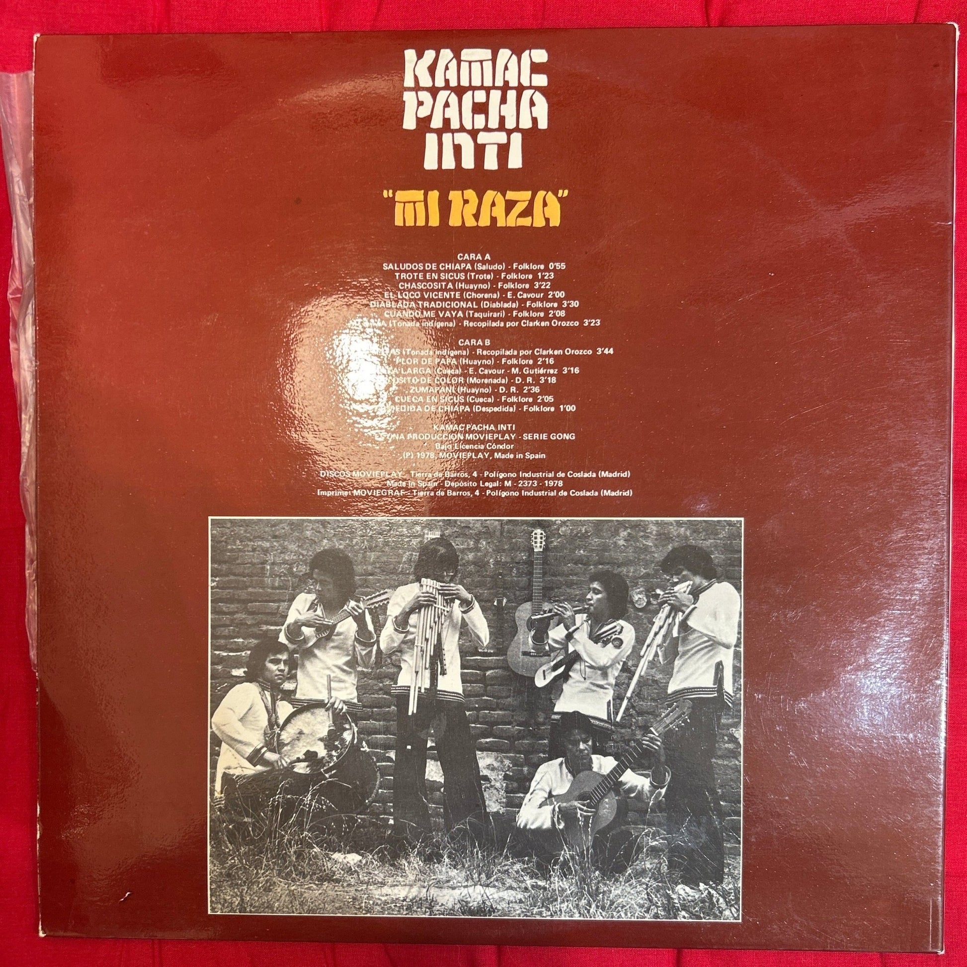 LP Kamac Pacha Inti ‎– Mi Raza 2ª Mano (Producto exclusivo recogida en tienda) - DISCOS NAKASHA