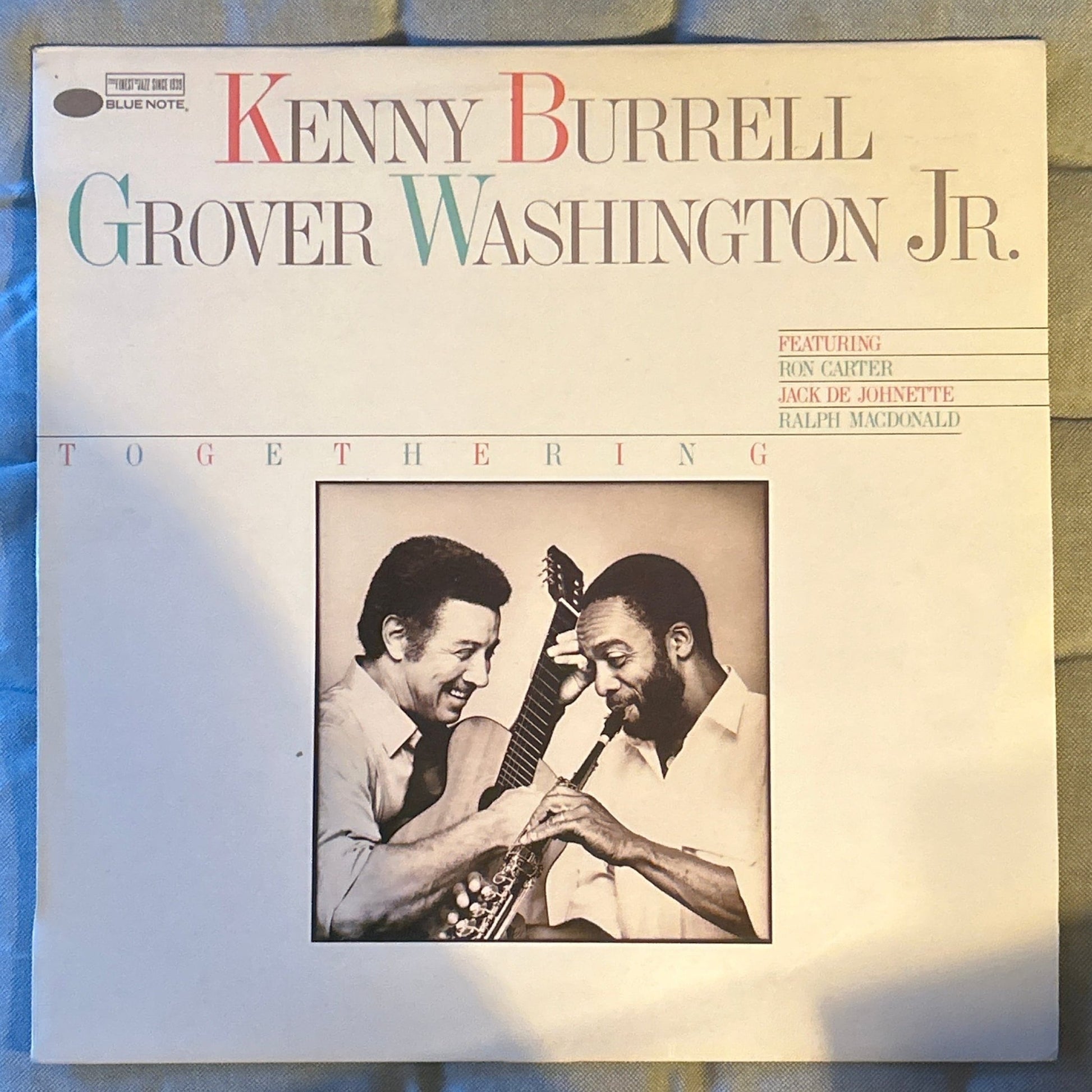 LP Kenny Burrell & Grover Washington, Jr. ‎– Togethering 2ª Mano - DISCOS NAKASHA