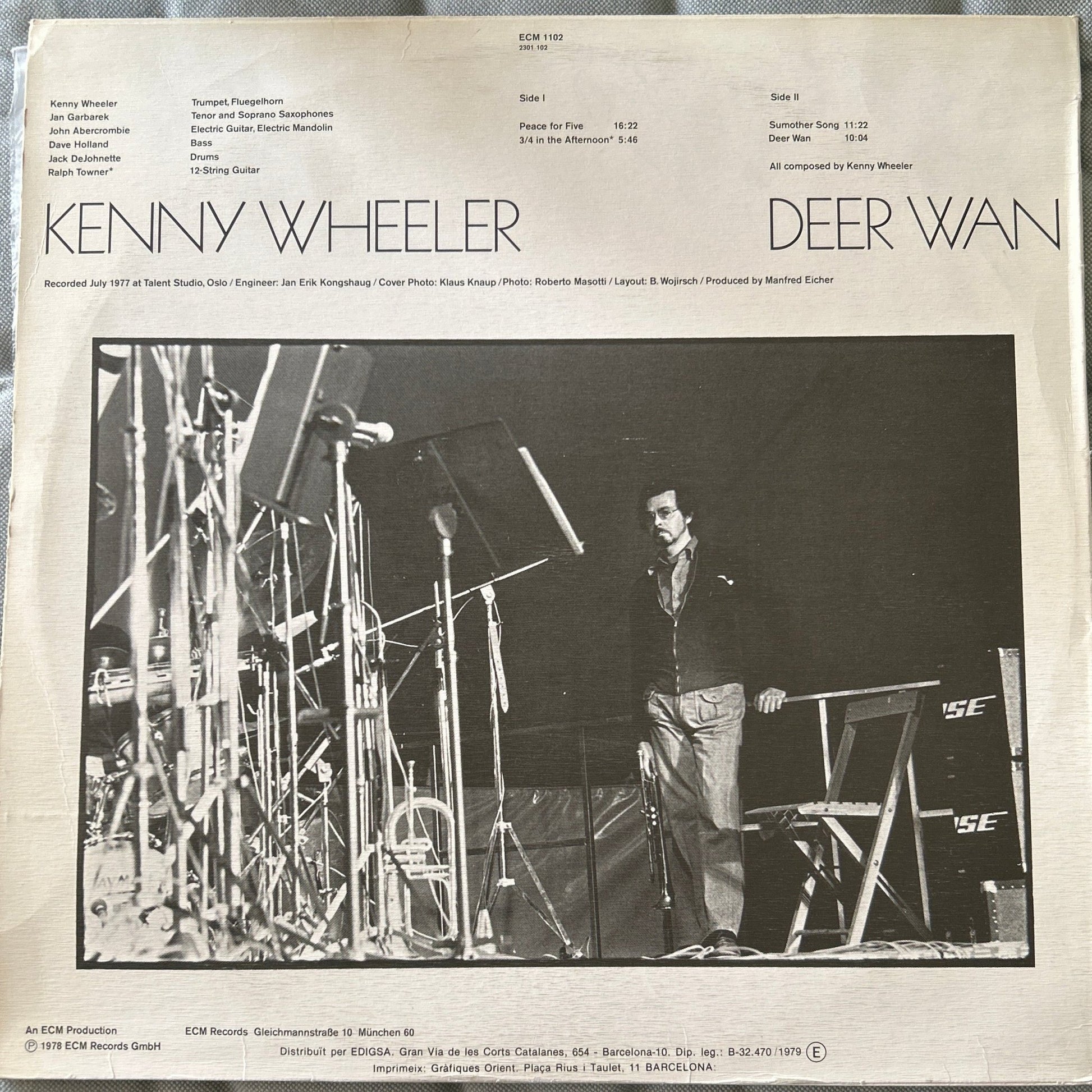 LP Kenny Wheeler ‎– Deer Wan 2ª Mano - DISCOS NAKASHA
