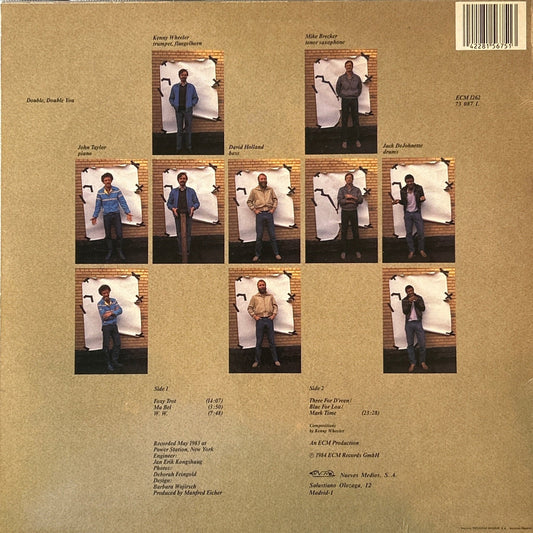 LP Kenny Wheeler, Mike Brecker, John Taylor, David Holland, Jack Dejohnette ‎– Double, Double You 2ª Mano - DISCOS NAKASHA