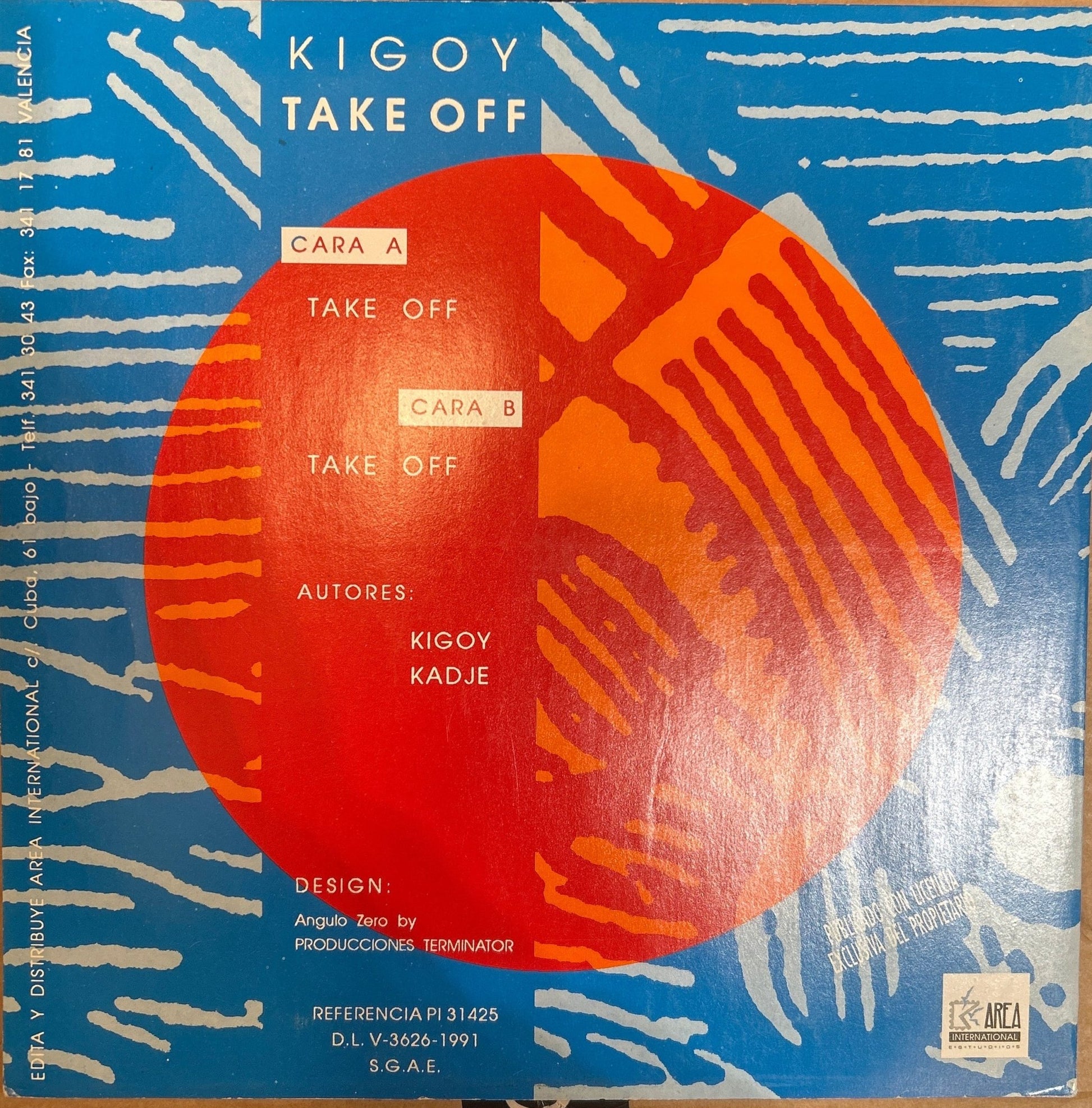 LP Kigoy ‎– Take Off 2ª Mano - DISCOS NAKASHA