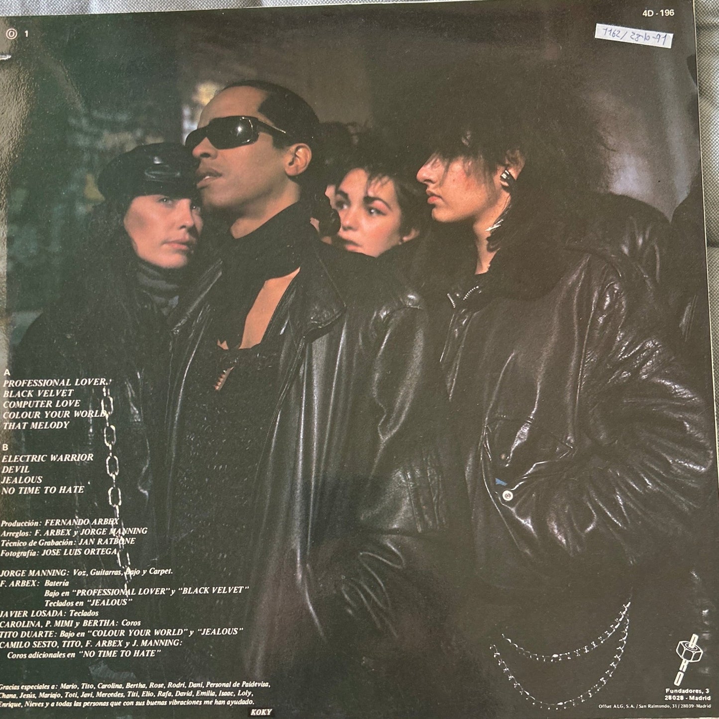 LP Koky ‎– Electric Warrior 2ª mano - DISCOS NAKASHA