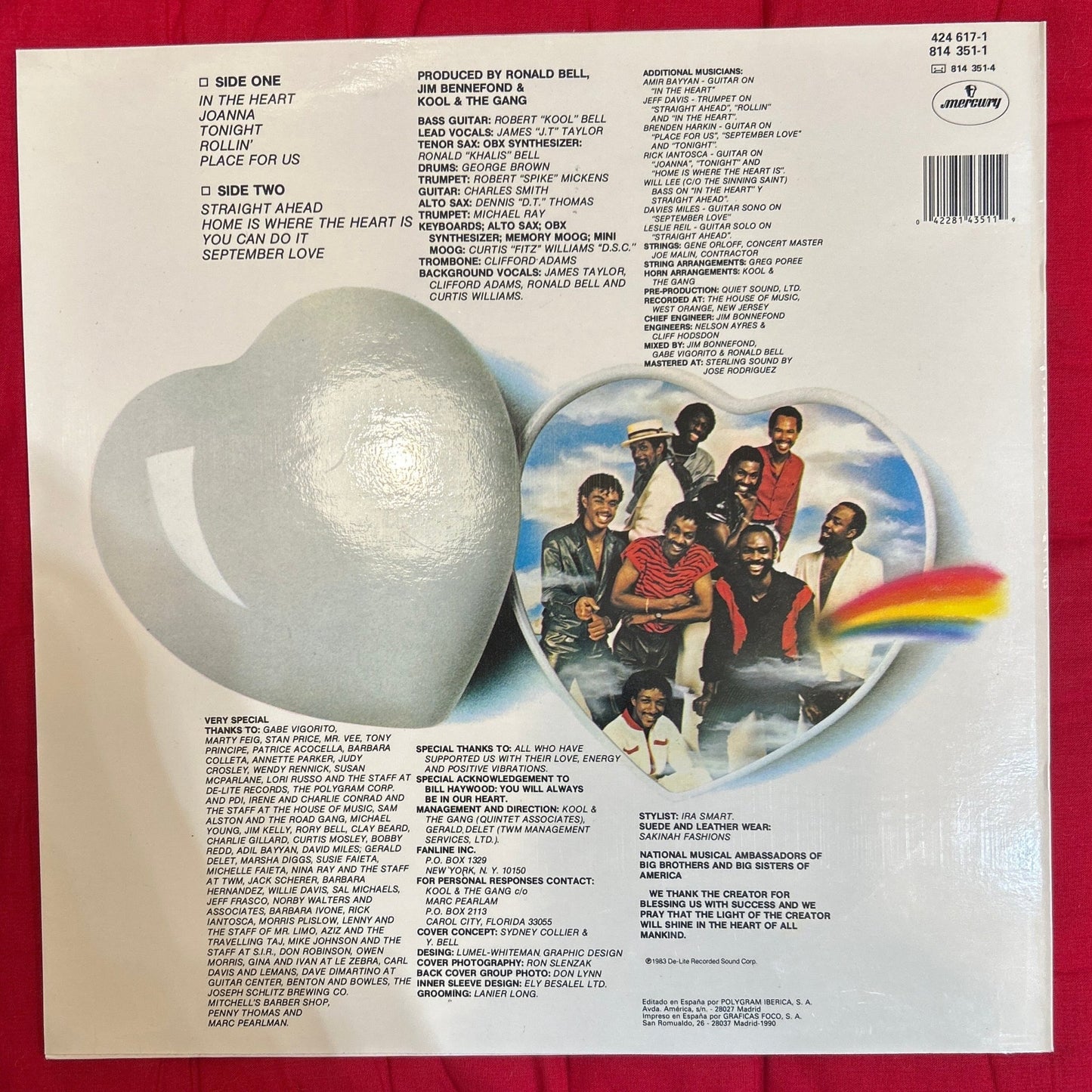 LP Kool & The Gang – In The Heart 2ª Mano - DISCOS NAKASHA
