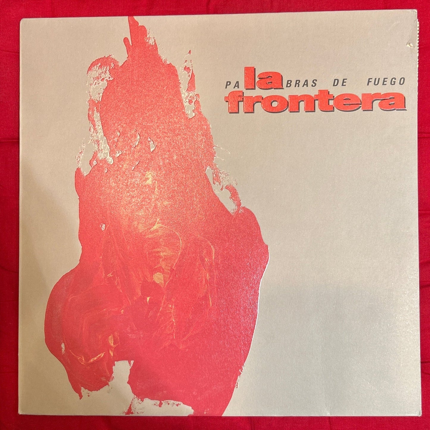 LP La Frontera ‎– Palabras De Fuego 2ª mano - DISCOS NAKASHA