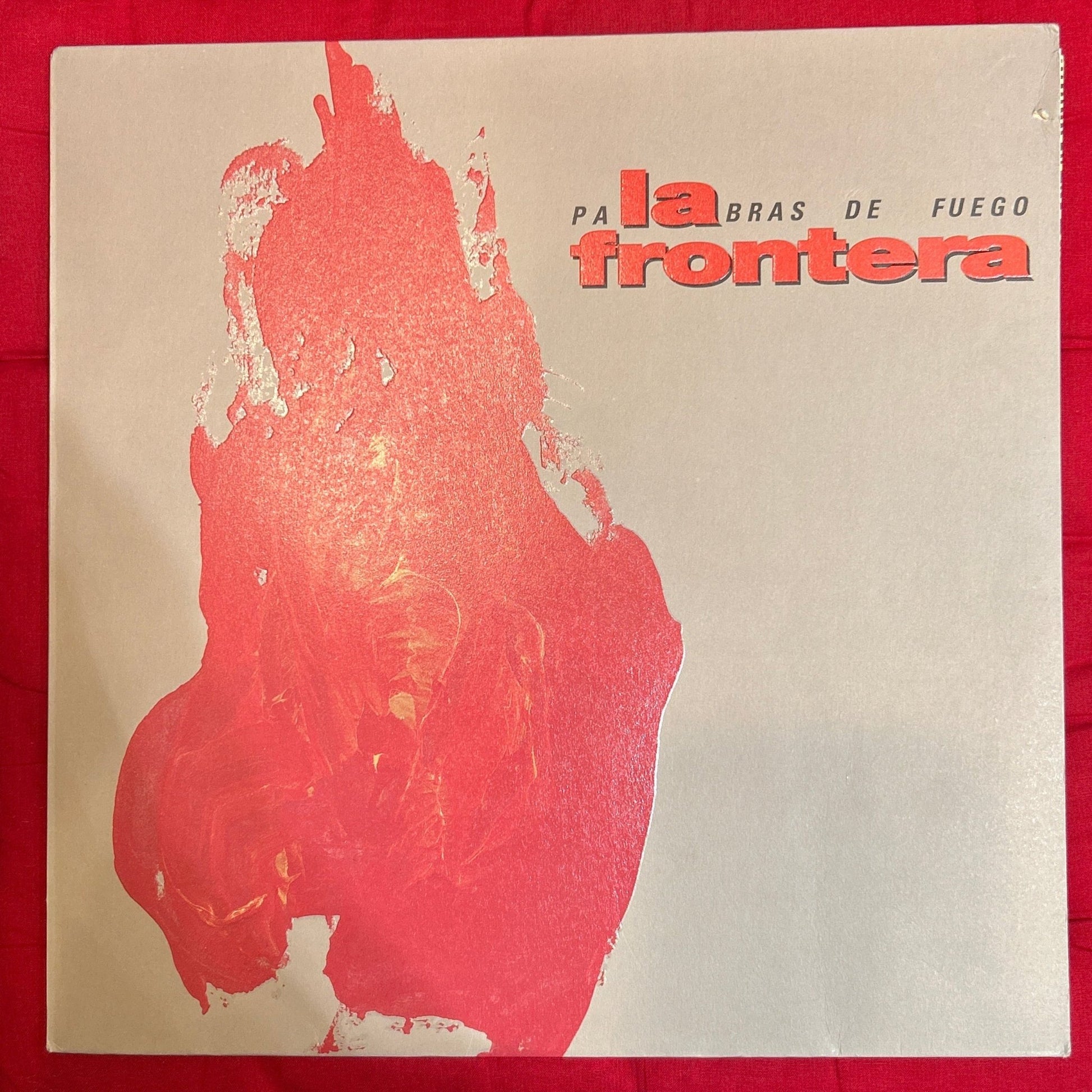 LP La Frontera ‎– Palabras De Fuego 2ª mano - DISCOS NAKASHA