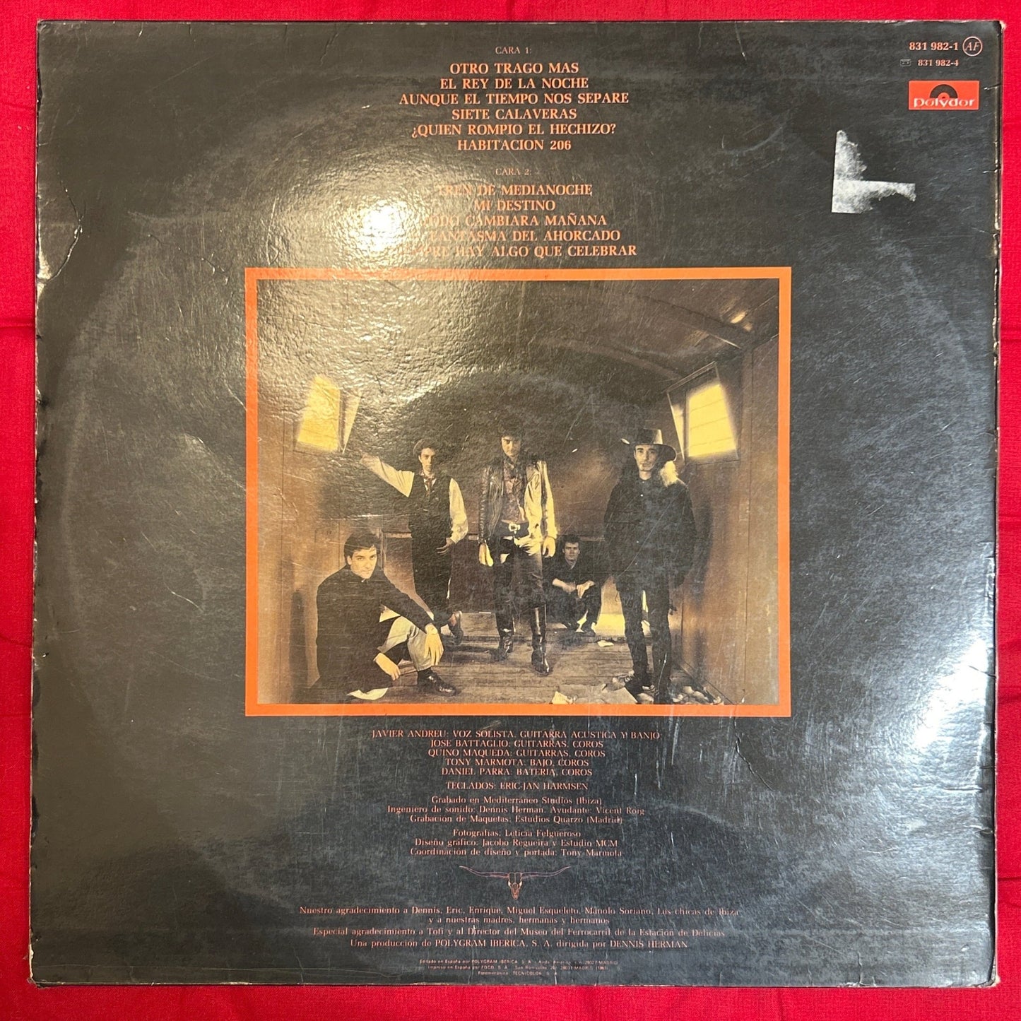 LP La Frontera ‎– Tren De Medianoche 2ª mano - DISCOS NAKASHA