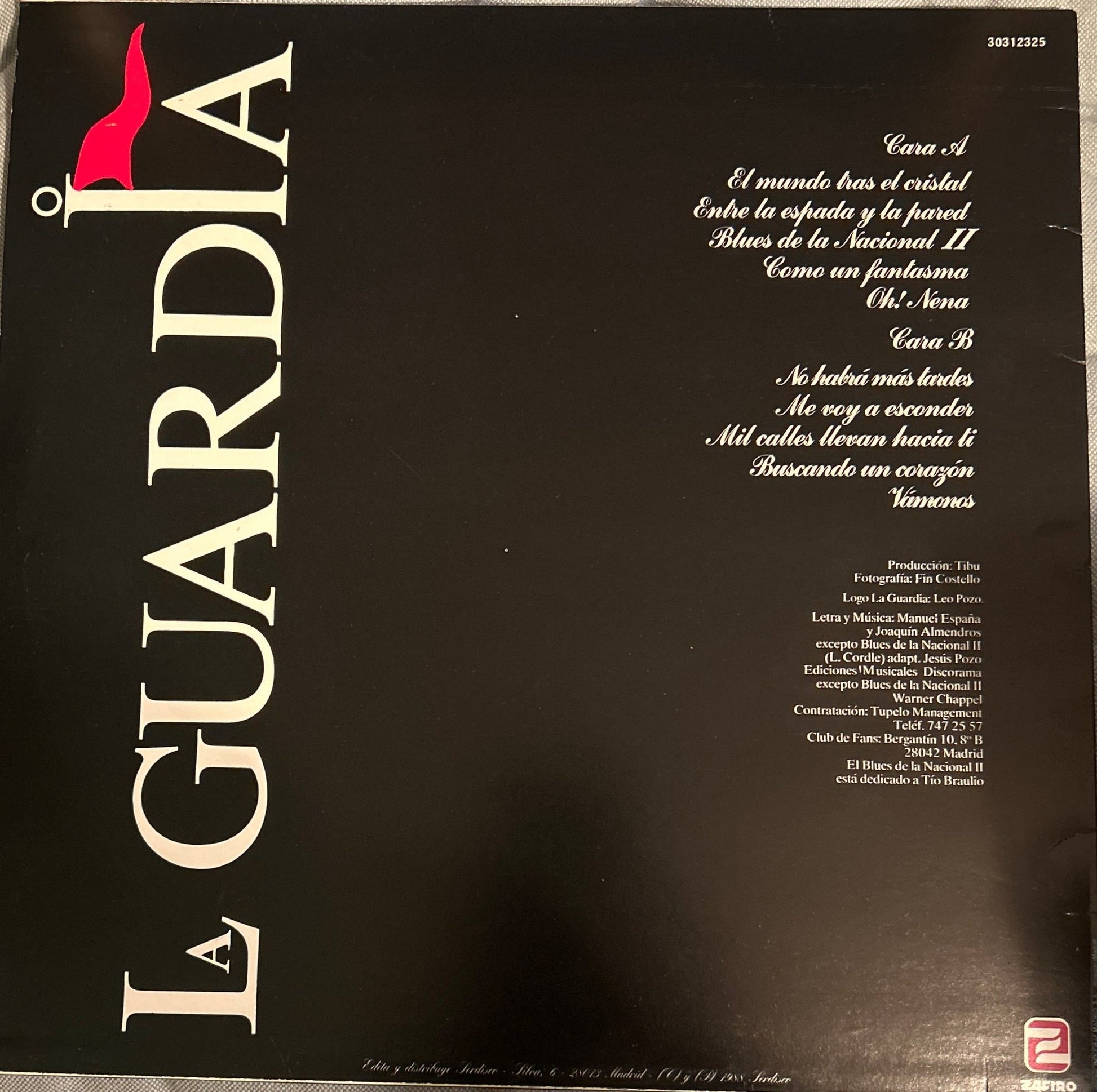 LP La Guardia ‎– Vámonos 2ª mano - DISCOS NAKASHA