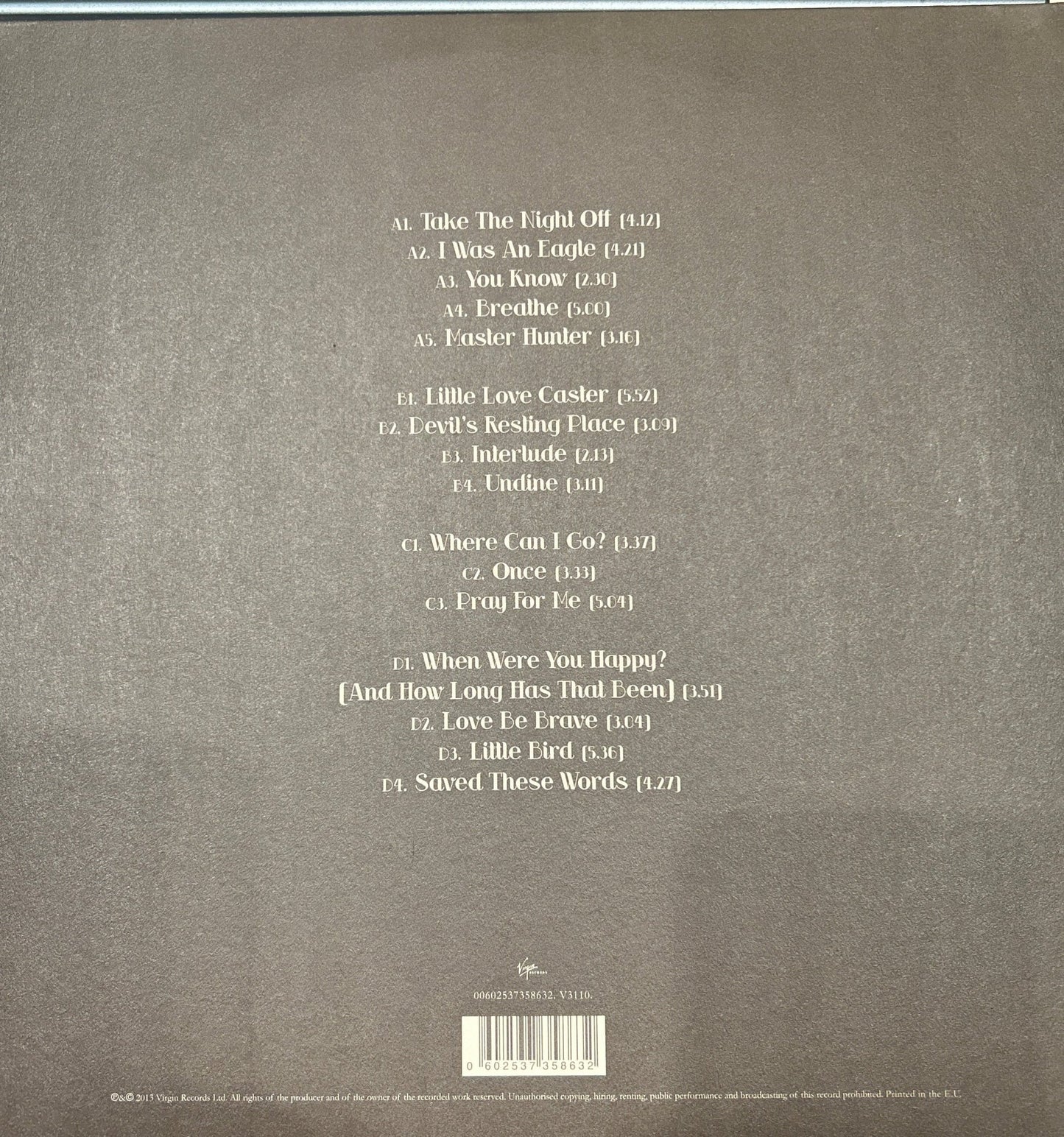 LP Laura Marling ‎– Once I Was An Eagle 2ª mano - DISCOS NAKASHA