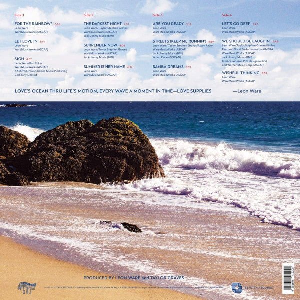 LP Leon Ware ‎– Rainbow Deux Nuevo precintado - DISCOS NAKASHA
