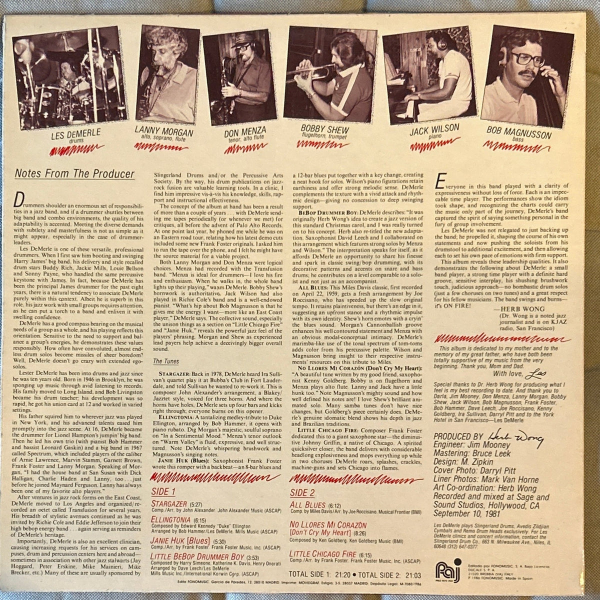 LP Les DeMerle – On Fire 2ª Mano - DISCOS NAKASHA
