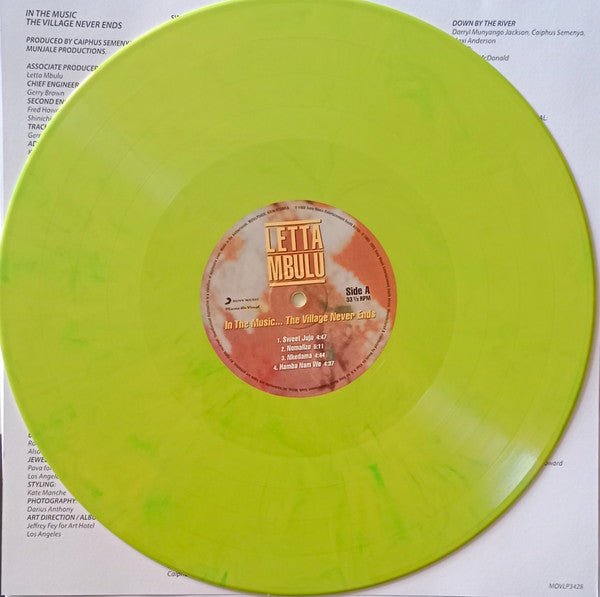LP Letta Mbulu – In The Music......The Village Never Ends Nuevo precintado - DISCOS NAKASHA