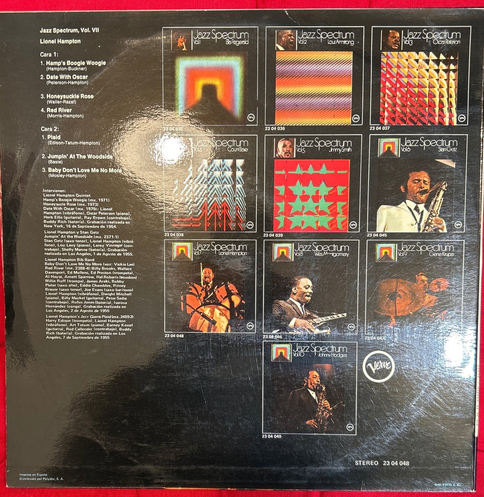 LP Lionel Hampton ‎– Jazz Spectrum Vol. 7 2ª Mano (Producto exclusivo recogida en tienda) - DISCOS NAKASHA