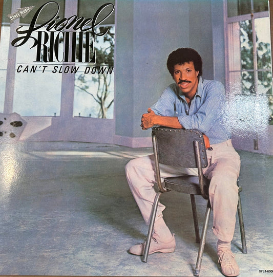 LP Lionel Richie ‎– Can't Slow Down 2ª Mano - DISCOS NAKASHA