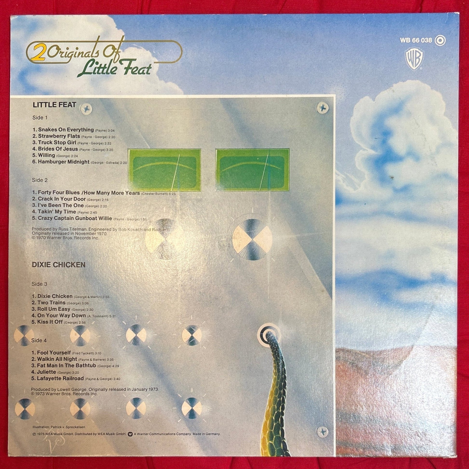 LP Little Feat ‎– 2 Originals Of Little Feat 2ª mano - DISCOS NAKASHA