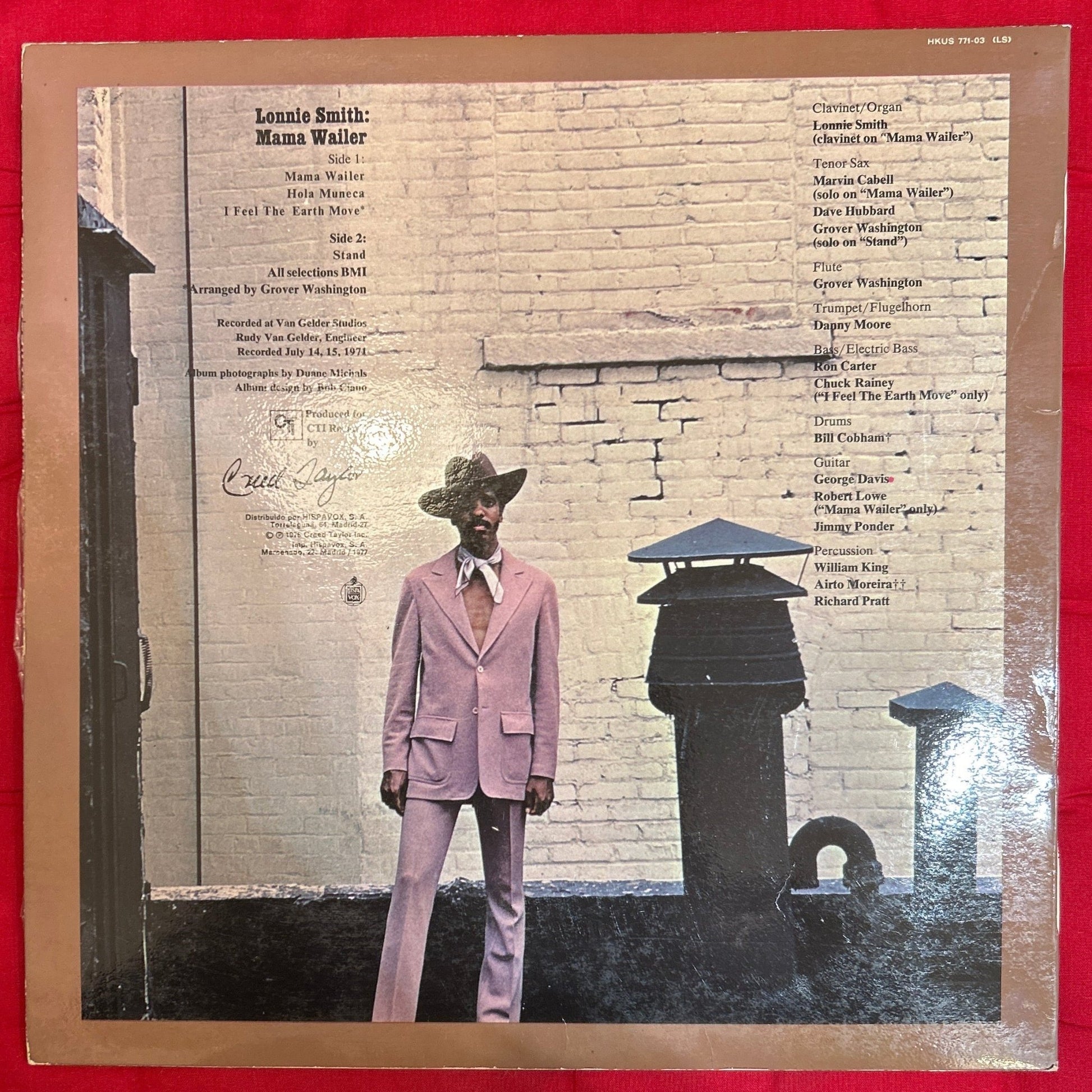 LP Lonnie Smith – Mama Wailer 2ª Mano - DISCOS NAKASHA