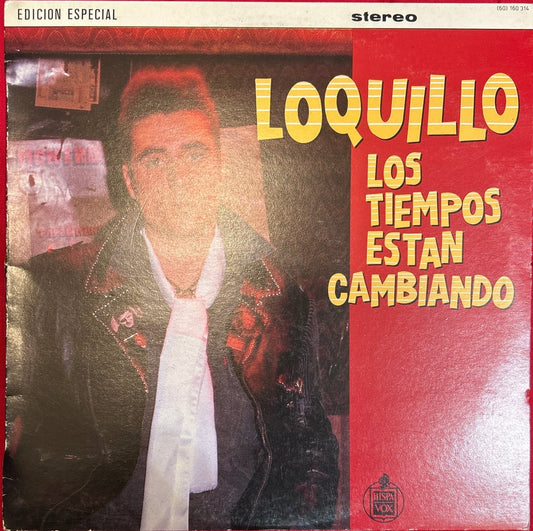 LP Loquillo ‎– Los Tiempos Estan Cambiando 2ª mano - DISCOS NAKASHA